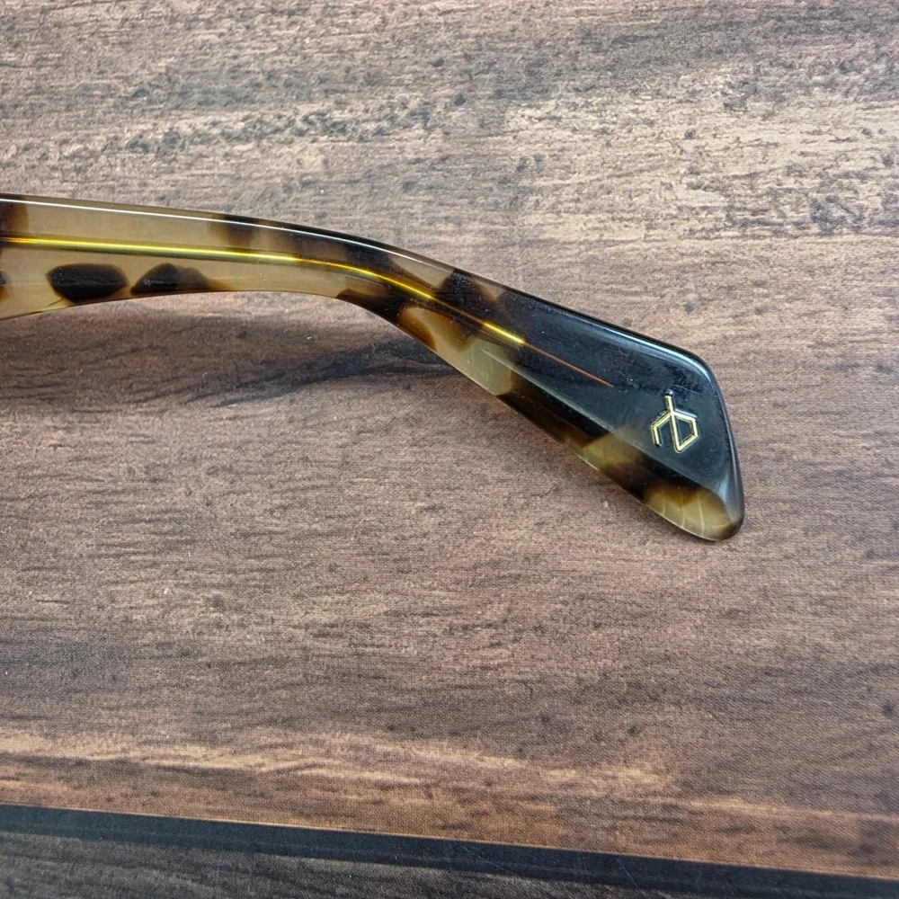 Rag & Bone RNB3039 086 140 Hextetate Replacement Temples Havana Tortoise Gold